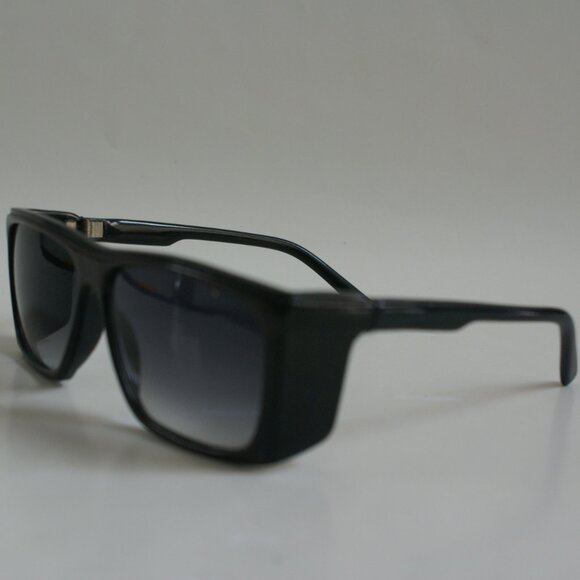 NWT Tru-Vintage 90's Plastic Rectangle w/Side Shield Sunglasses (S.Black) - Picture 3 of 5